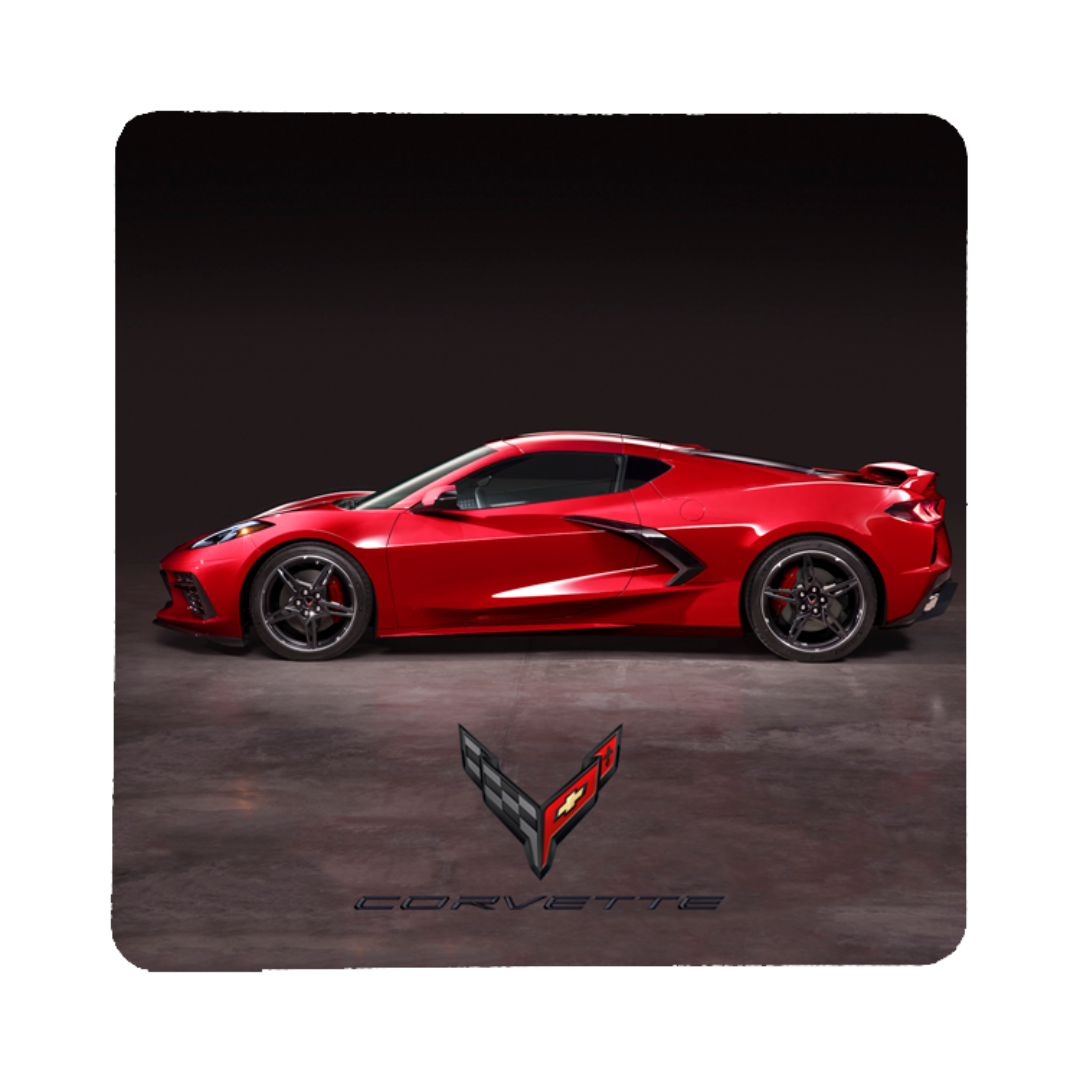 Next Generation C8 Corvette Side View Stone Coaster