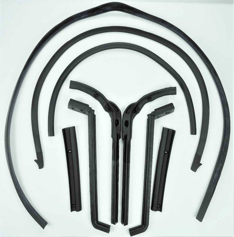 1963-1967 Hard Top Weatherstrip kit - 9 pc