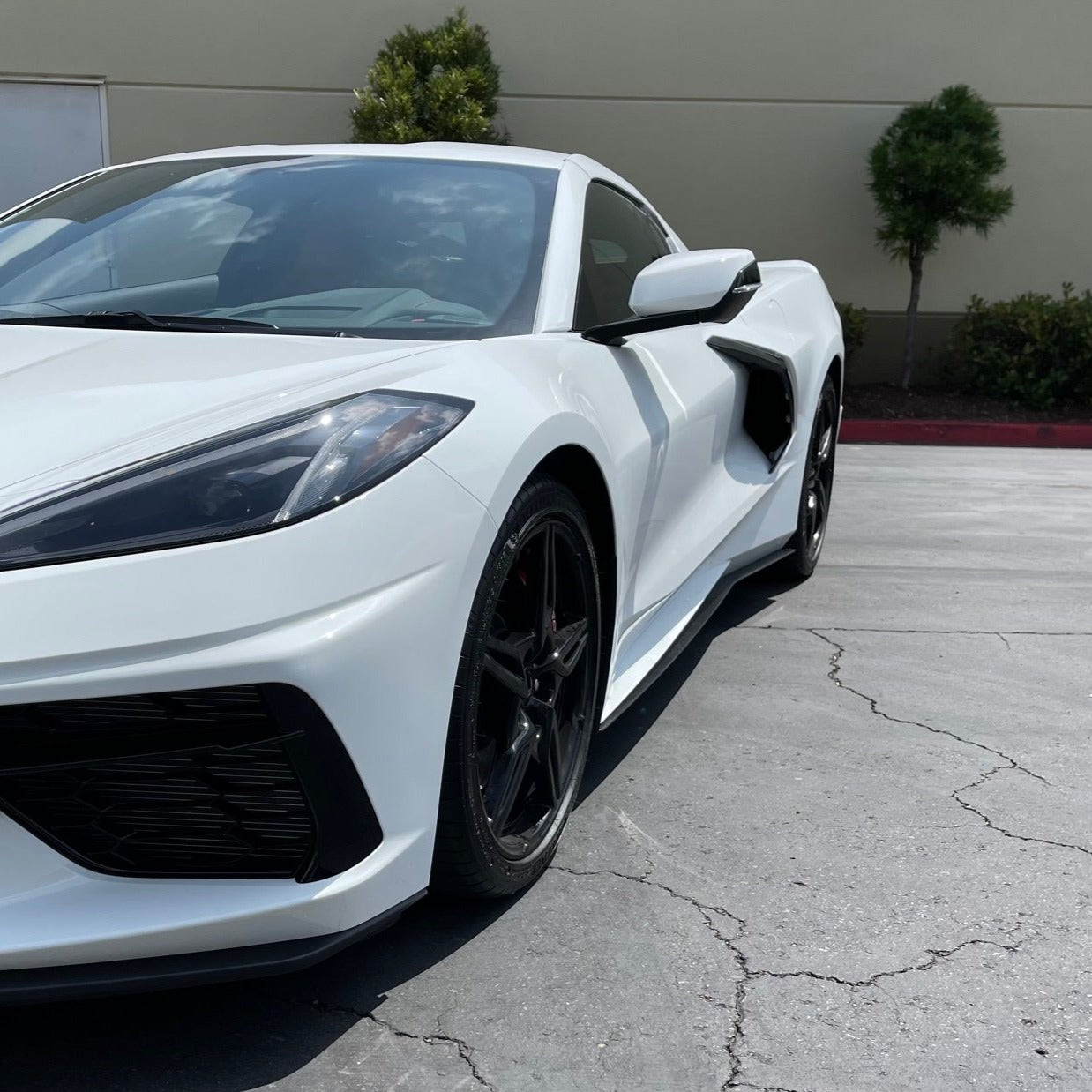 C8 Corvette Side Skirt Extensions