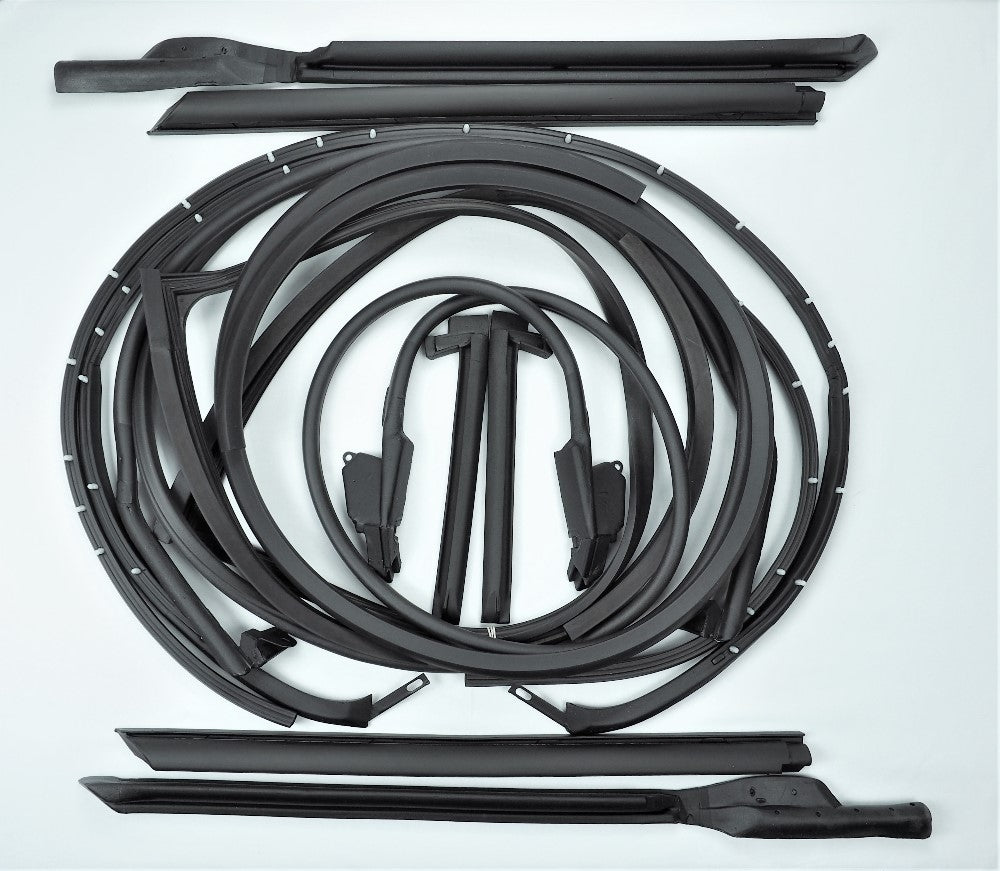 1969 T-Top/Door weatherstrip kit - 12 pcs