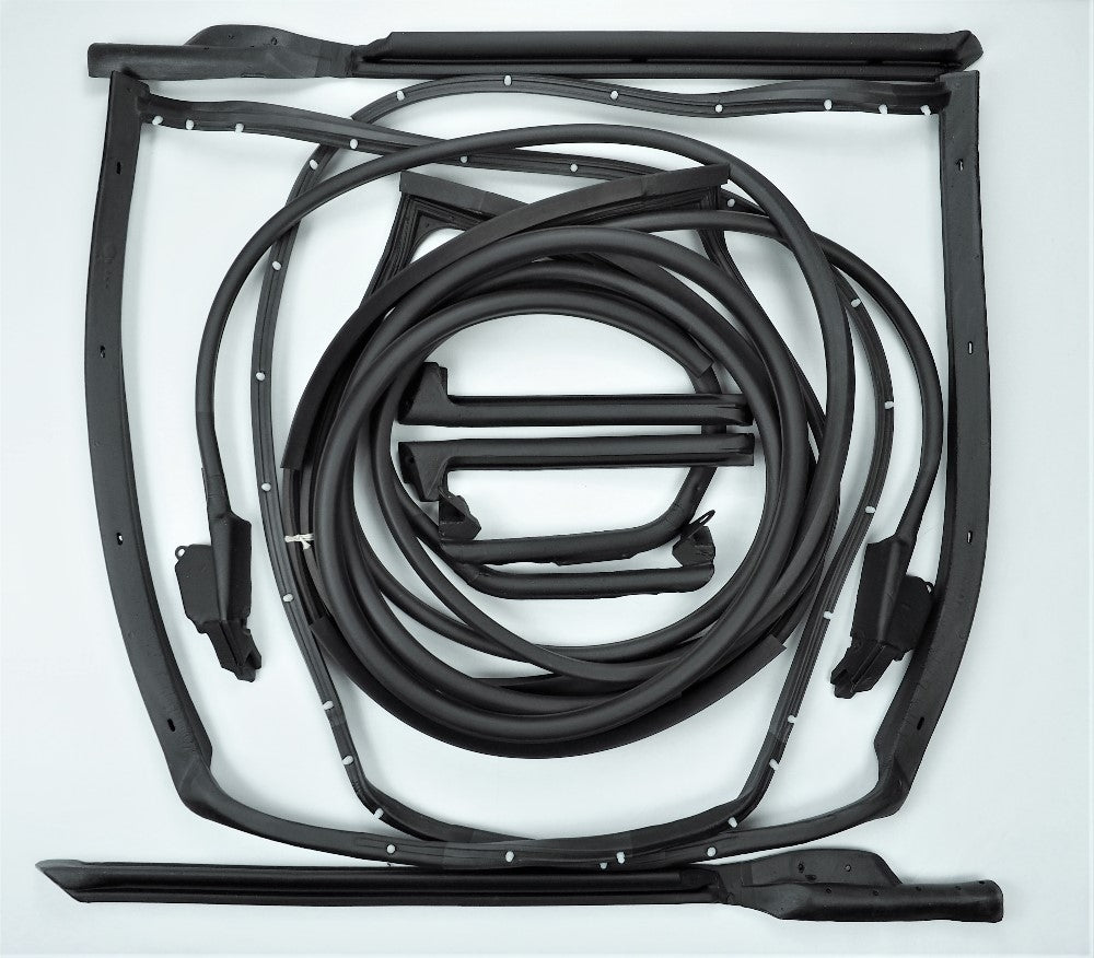 1970-1972 T-Top/Door weatherstrip kit - 10 pcs