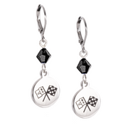 c2-corvette-emblem-sterling-silver-pendant-crystal-earrings-bundle