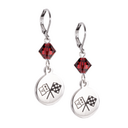 c2-corvette-emblem-sterling-silver-pendant-crystal-earrings-bundle