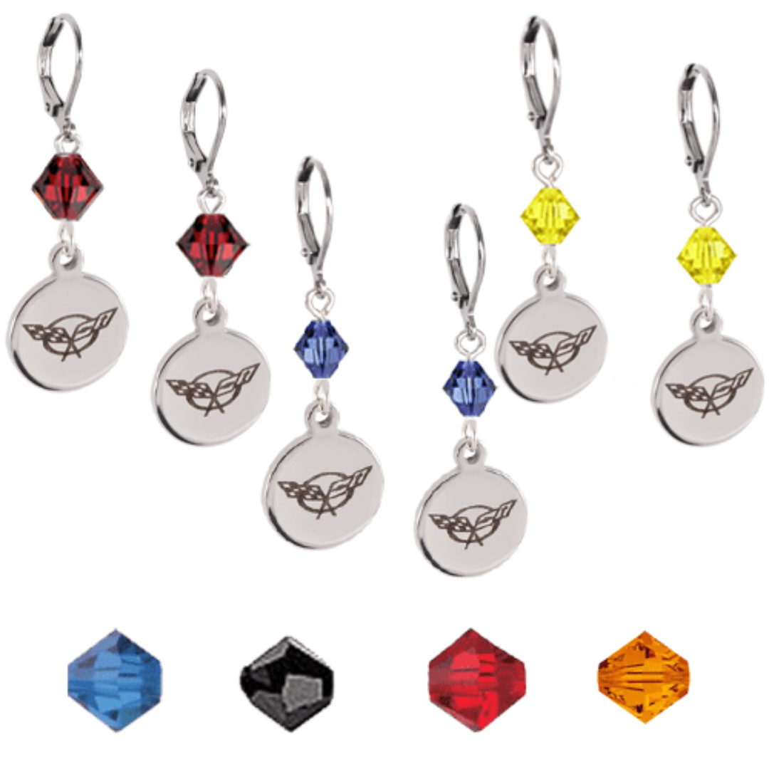 c5-corvette-emblem-crystal-5-8-earrings