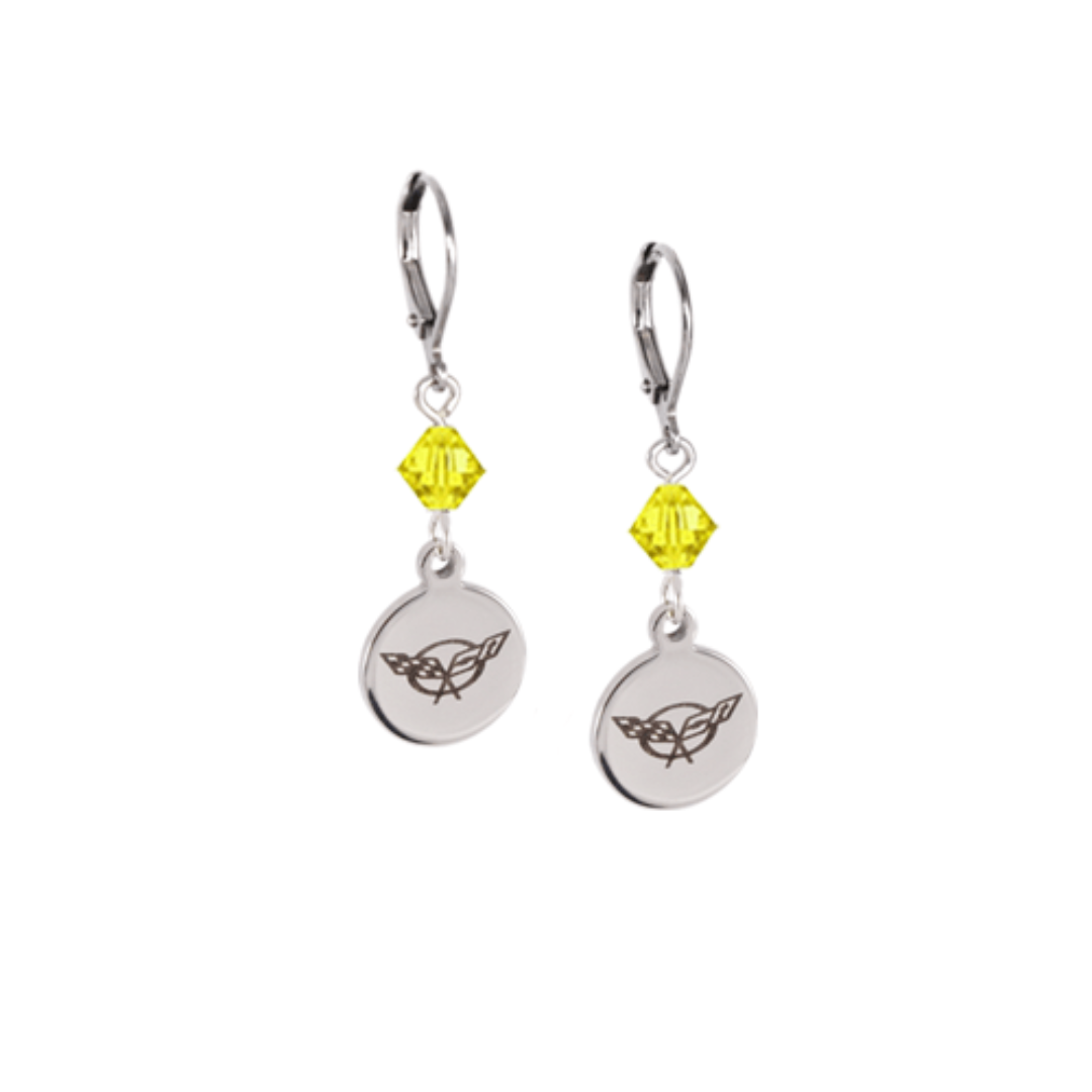c5-corvette-emblem-crystal-5-8-earrings