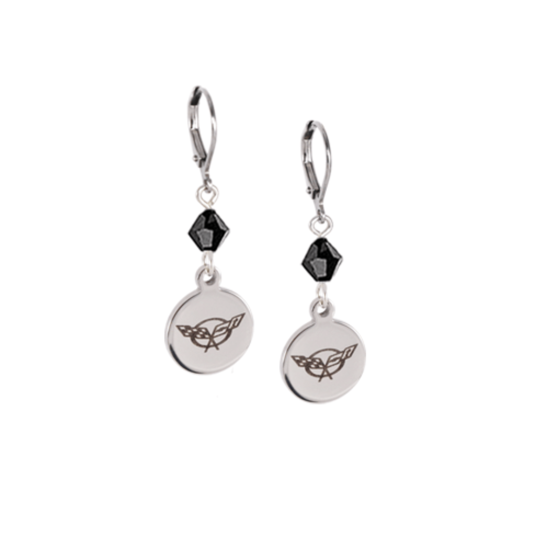 c5-corvette-emblem-crystal-5-8-earrings