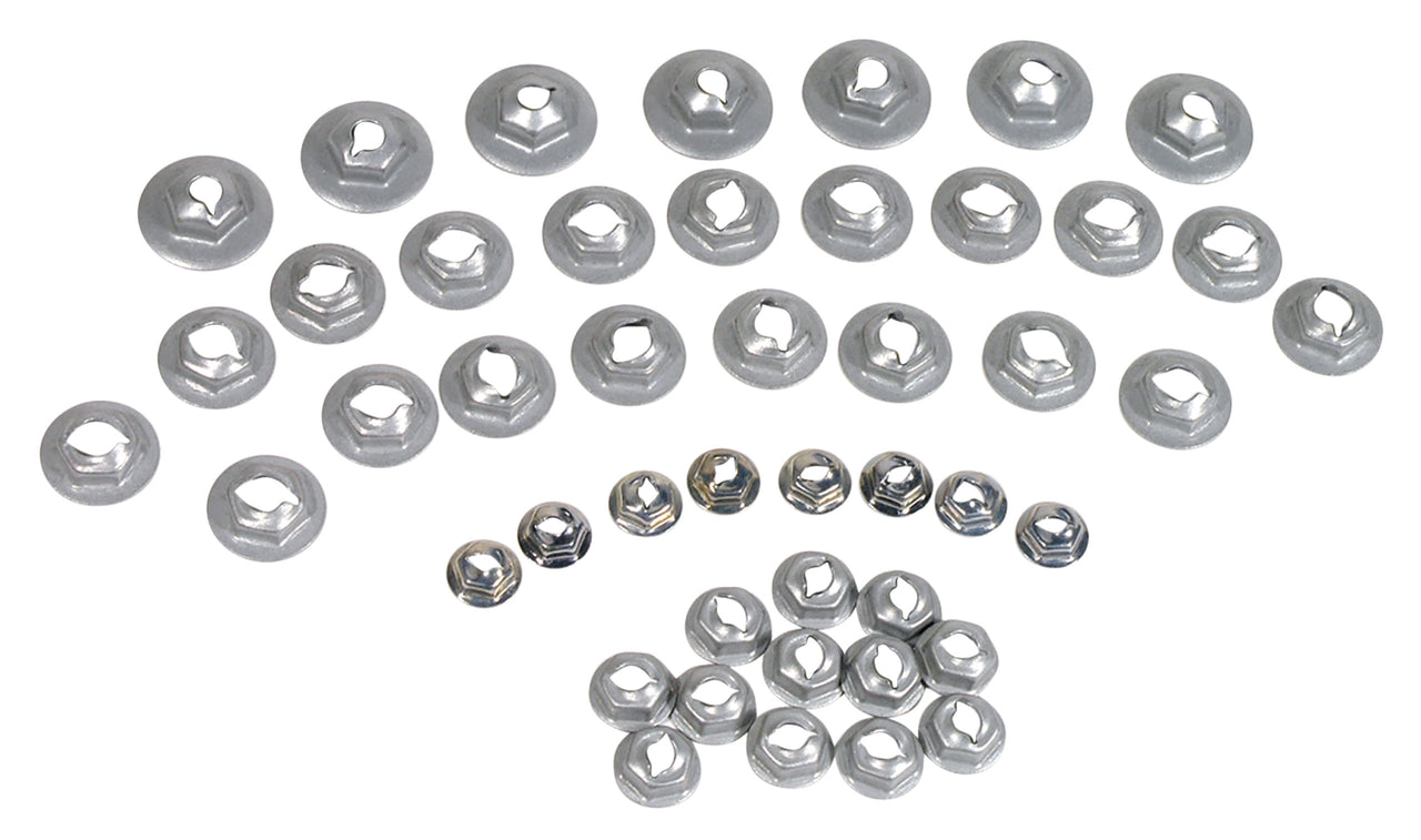 1968-1968 Corvette Emblem Speednut Kit 45 Piece - CA-K1016-Corvette-Store-Online