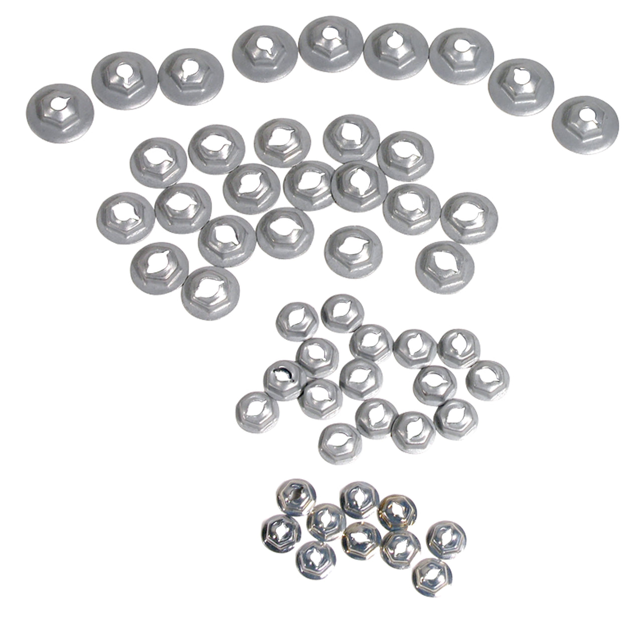 1969-1969 Corvette Emblem Speednut Kit 51 Piece - CA-K1017-Corvette-Store-Online