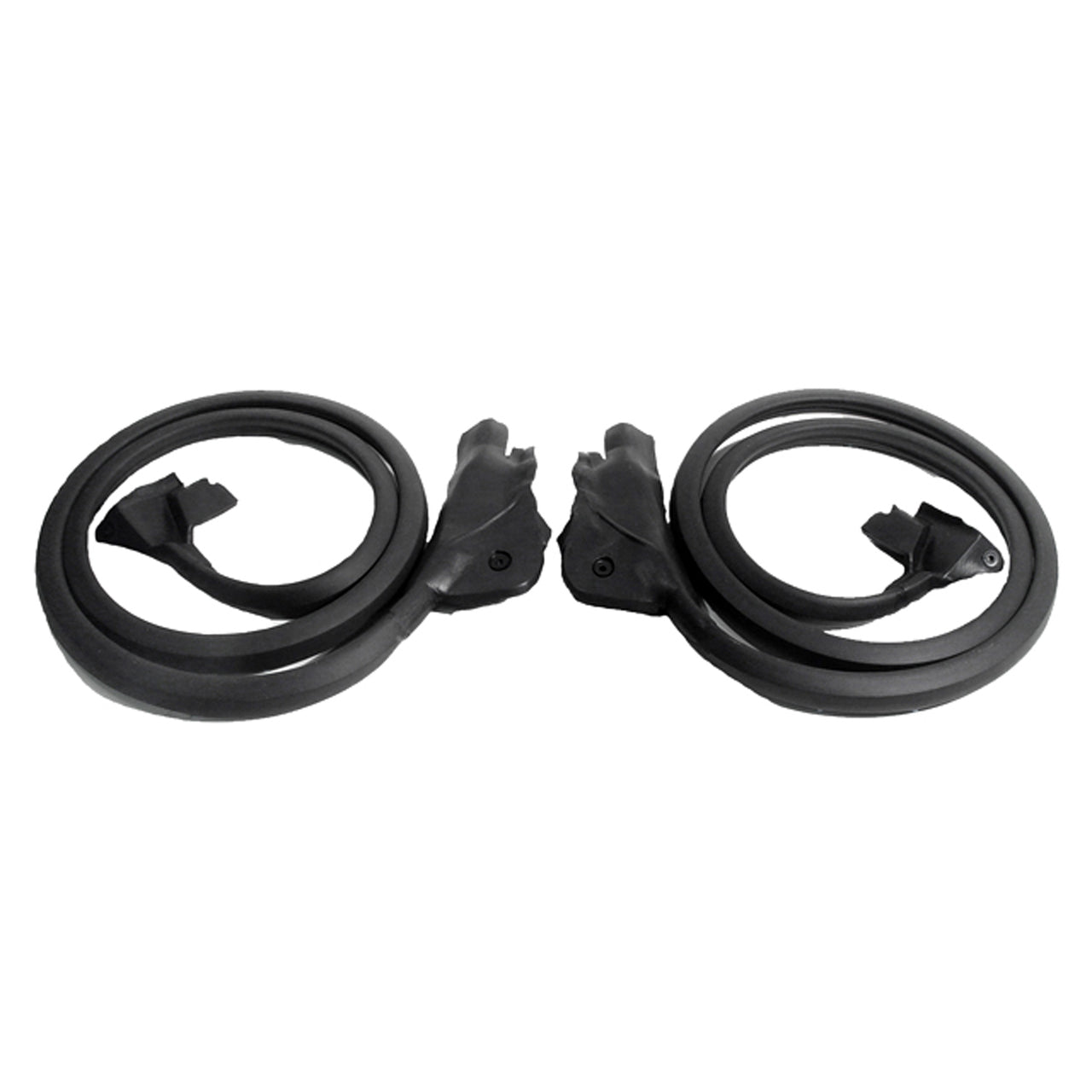 C4 1984-1989 Corvette Molded Door Seals With Molded Ends And Clips