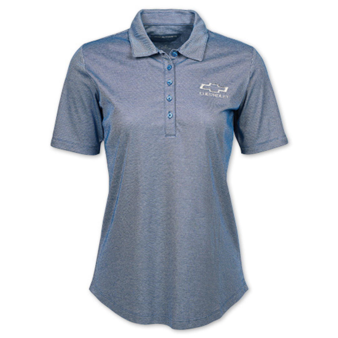 ladies-chevrolet-bowtie-fine-blend-polo