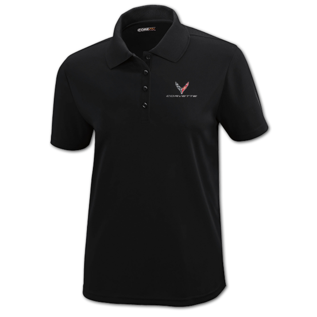 Ladies C8 Corvette Next Generation Core365 Polo