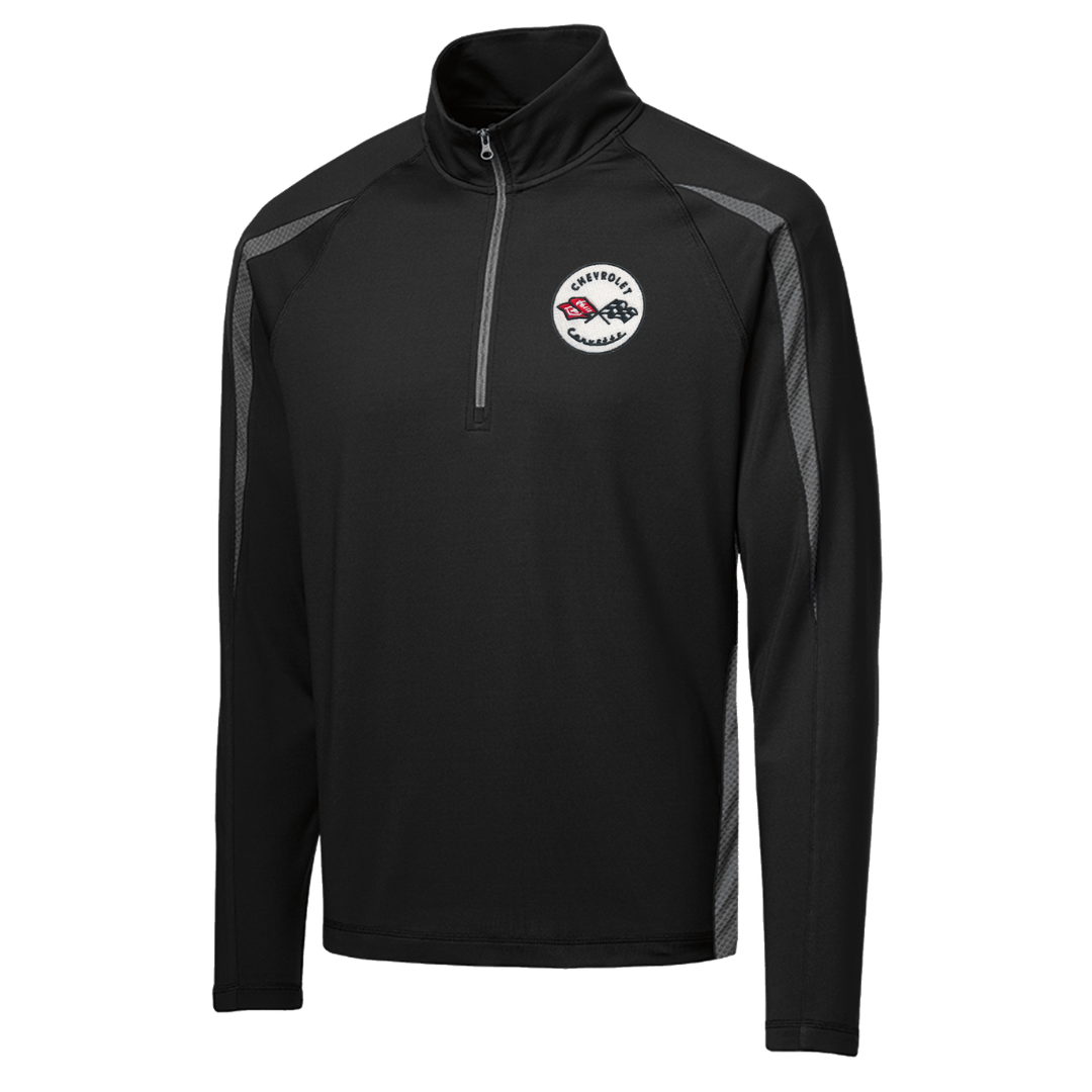 mens-c1-corvette-stretch-half-zip-pullover