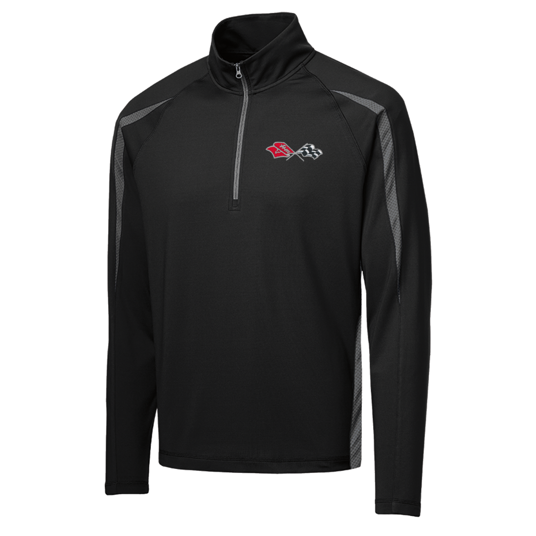 mens-c3-corvette-stretch-half-zip-pullover