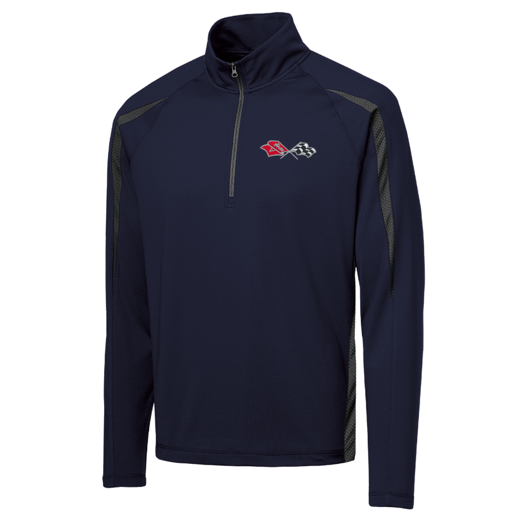mens-c3-corvette-stretch-half-zip-pullover