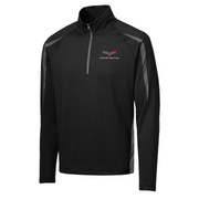 mens-c6-corvette-stretch-half-zip-pullover