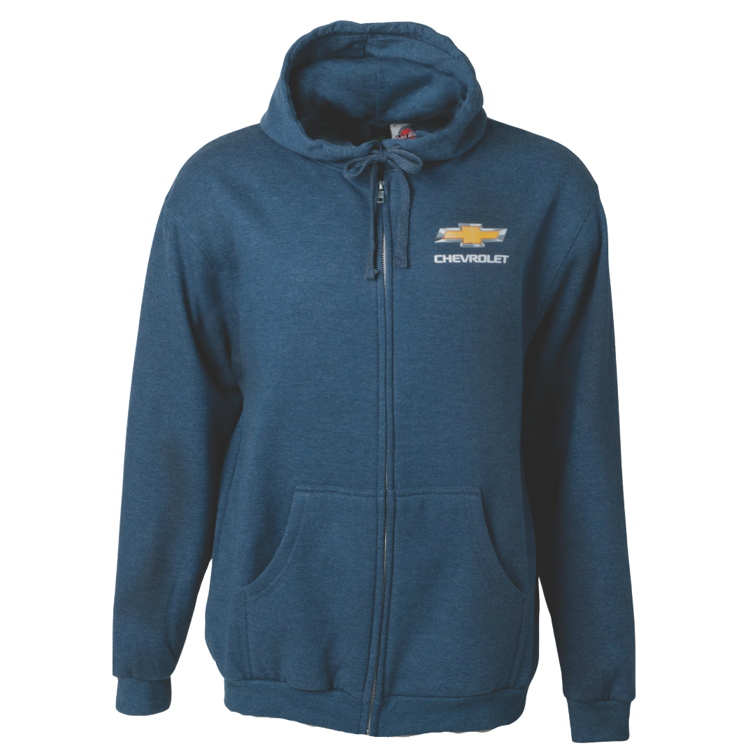 Chevrolet Gold Bowtie Full Zip Hoodie / Hooded Sweatshirt