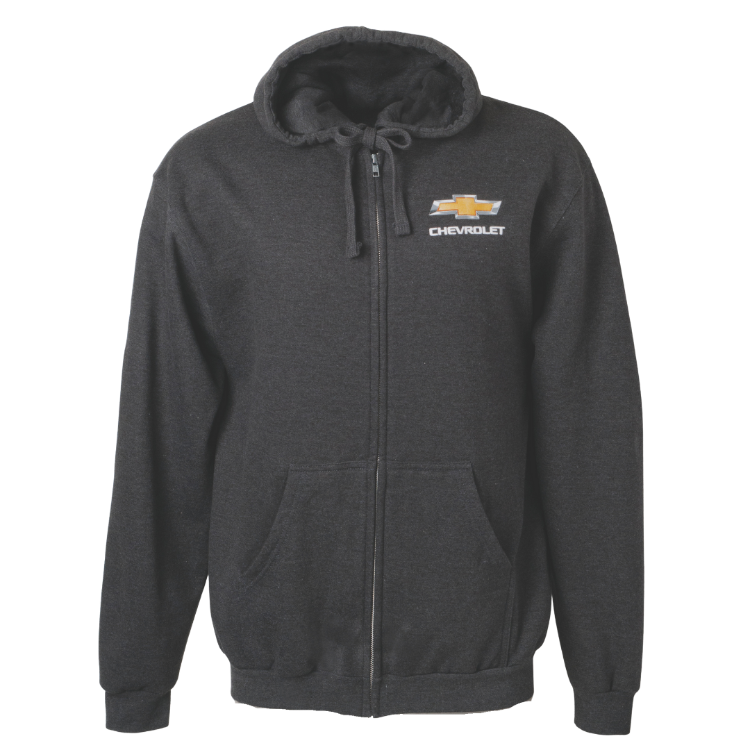 Chevrolet Gold Bowtie Full Zip Hoodie / Hooded Sweatshirt