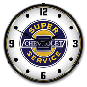 1953-2020 Universal LED Clock Chevrolet Super Service - CA-UN0061-Corvette-Store-Online