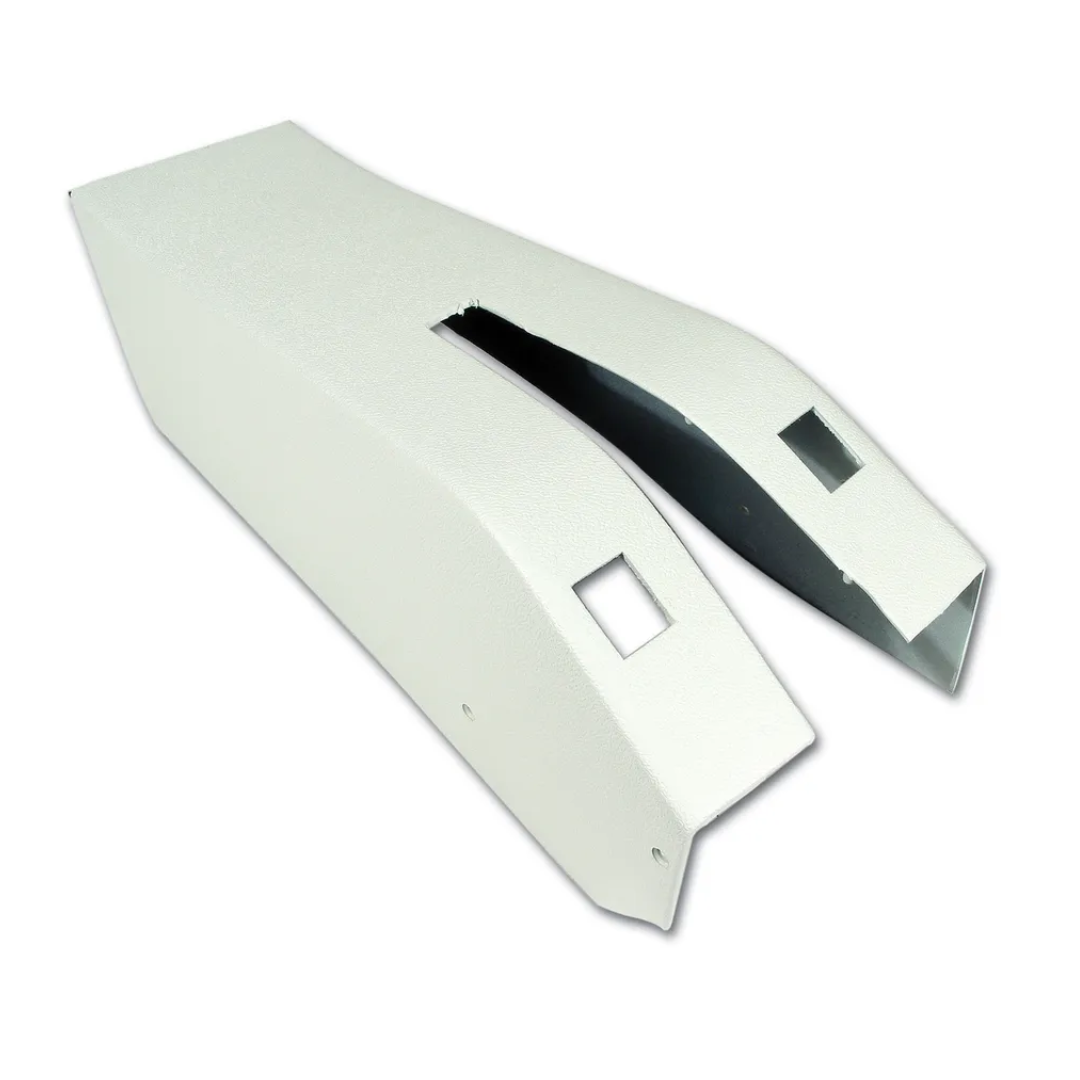 C3 1969-1976 Corvette Park Brake Console W/Power Window Switch Cutouts - CA