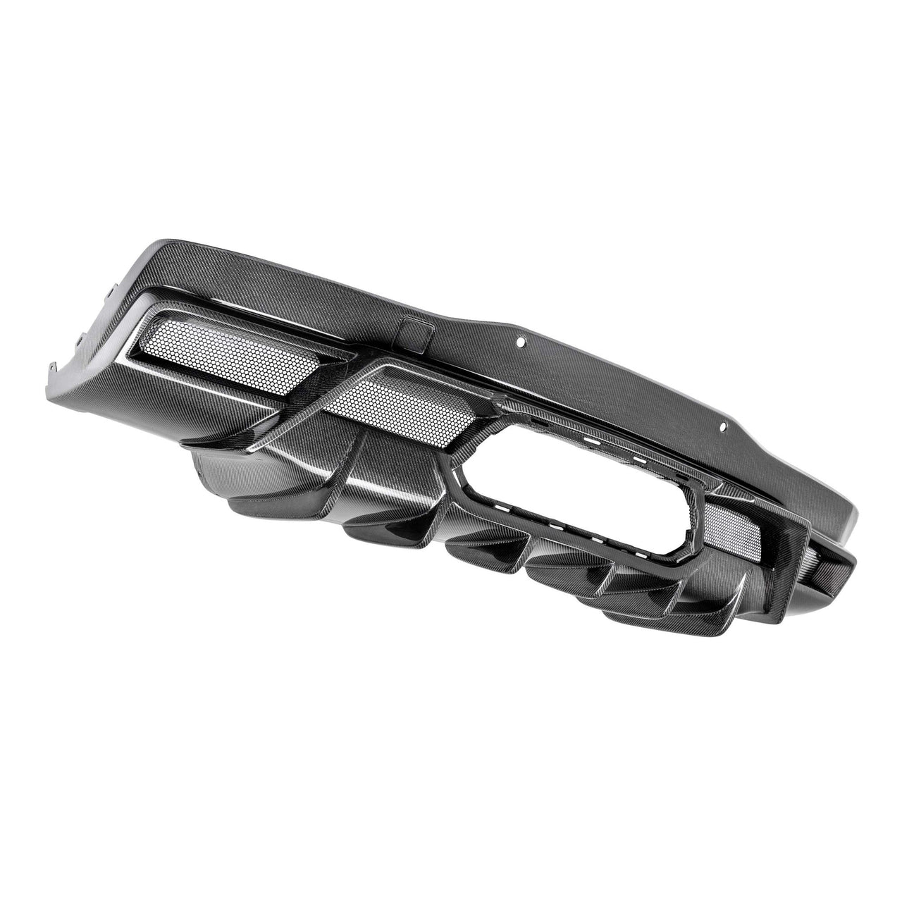 2023-2026 Corvette C8 Z06 Gloss Carbon Fiber Rear Diffuser Type AZ