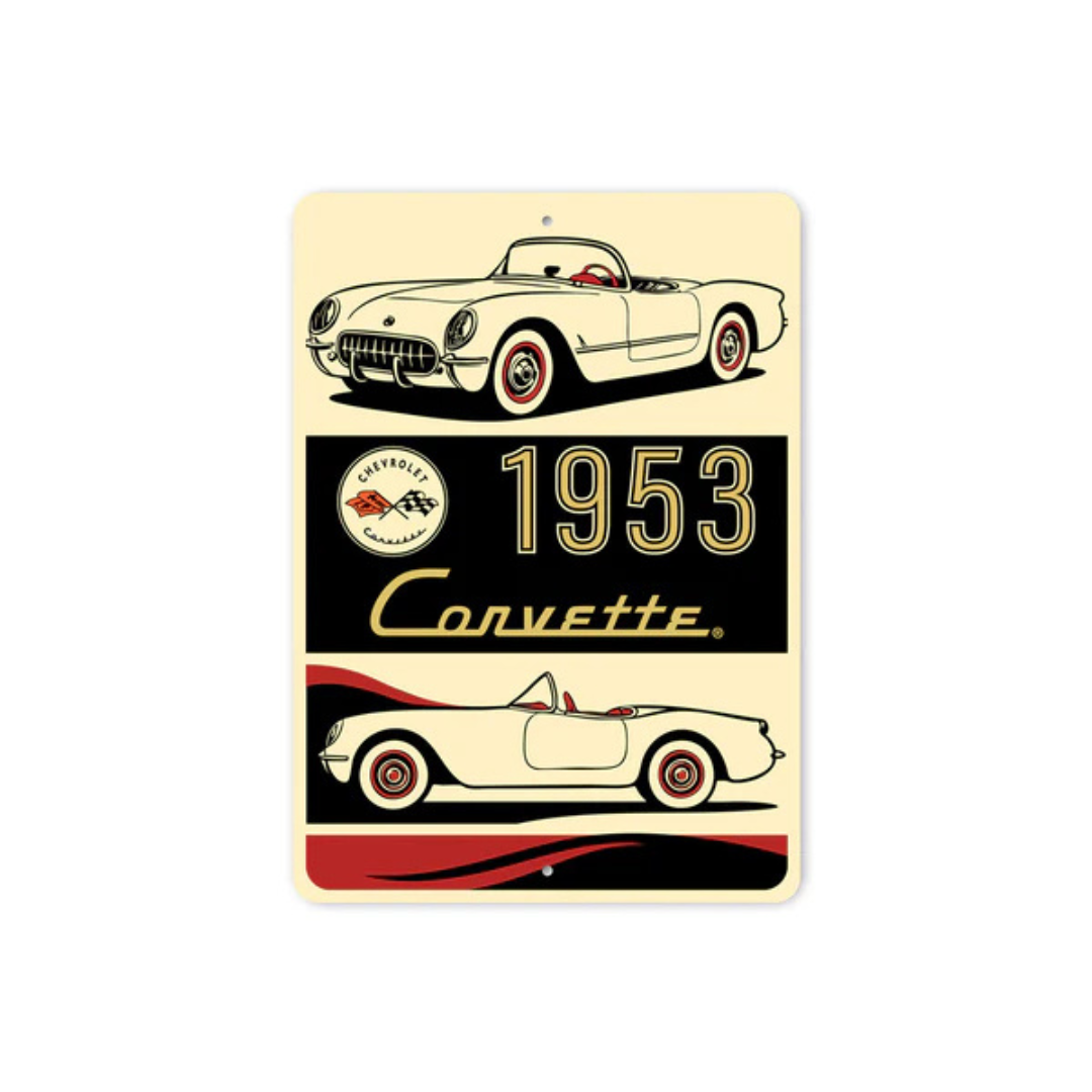 C1 Corvette 1953 Classic Chevrolet Sign
