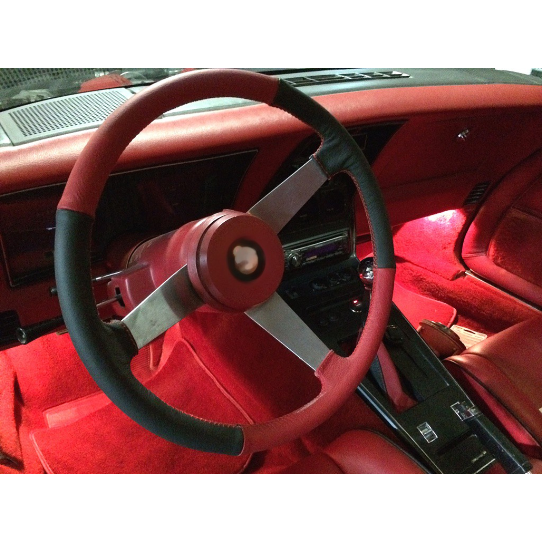 C3 1968-76 Chevrolet Corvette Custom Steering Wheel Reupholstery Kit