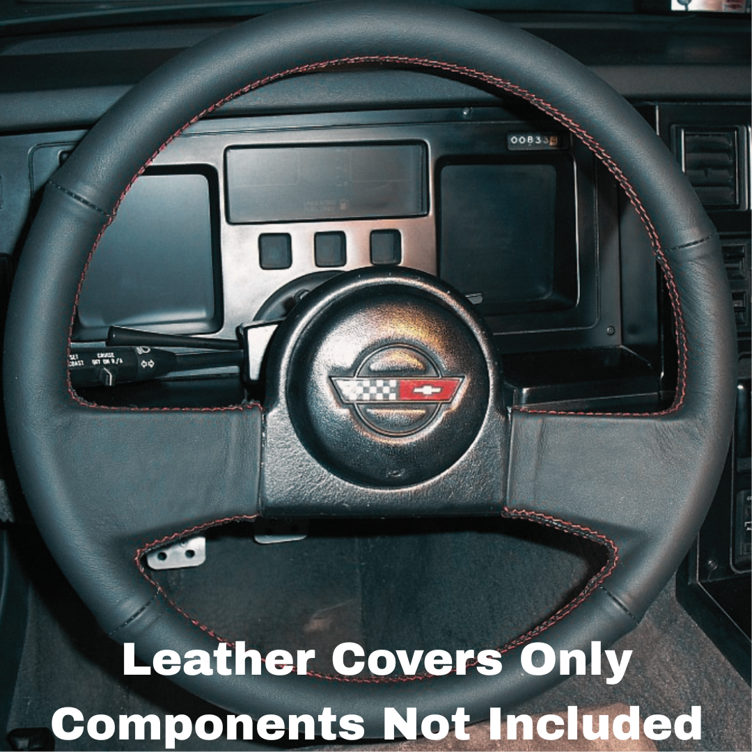 C4 1984-1989 Chevrolet Corvette Custom Steering Wheel Reupholstery Kit