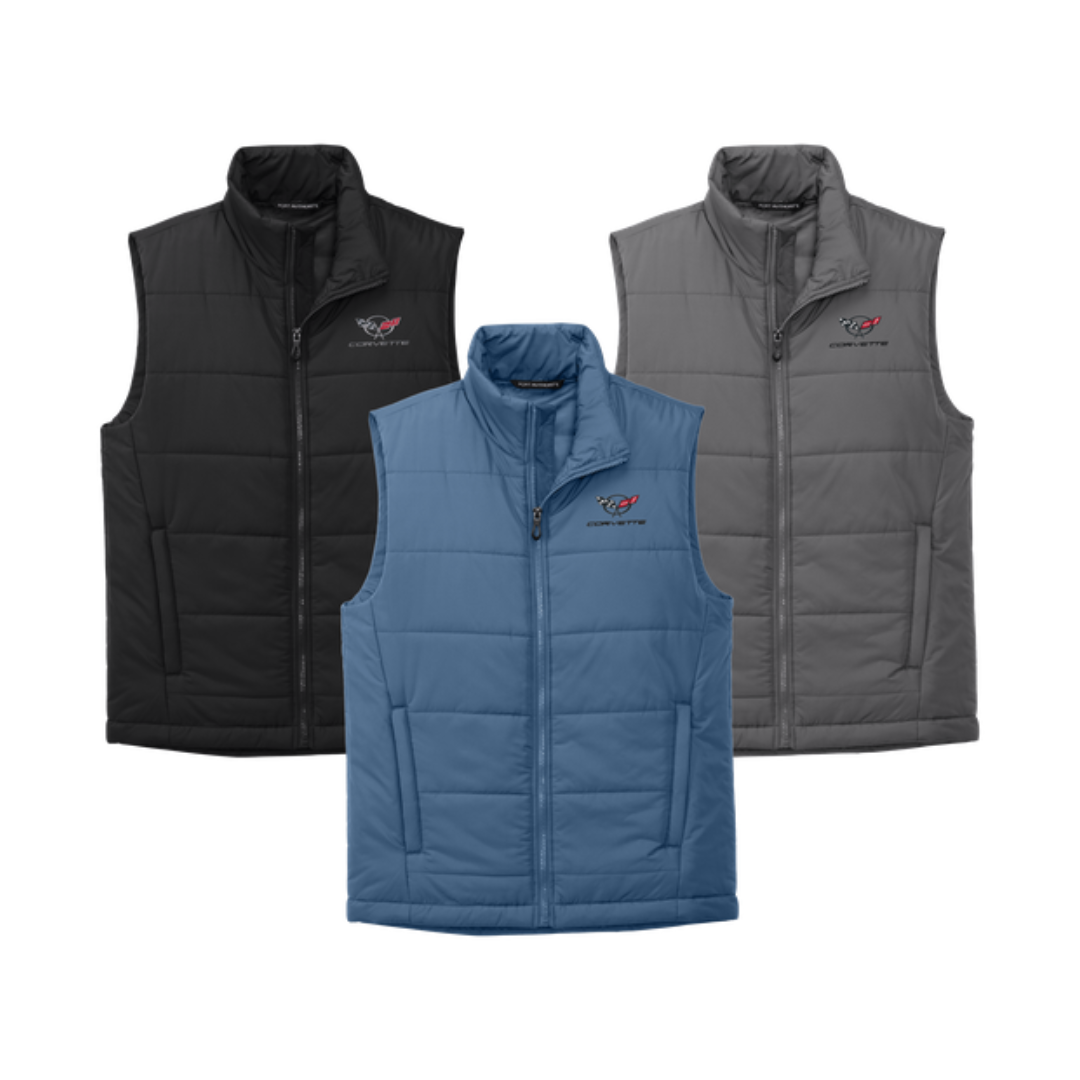C5 Corvette Embroidered Puffer Vest