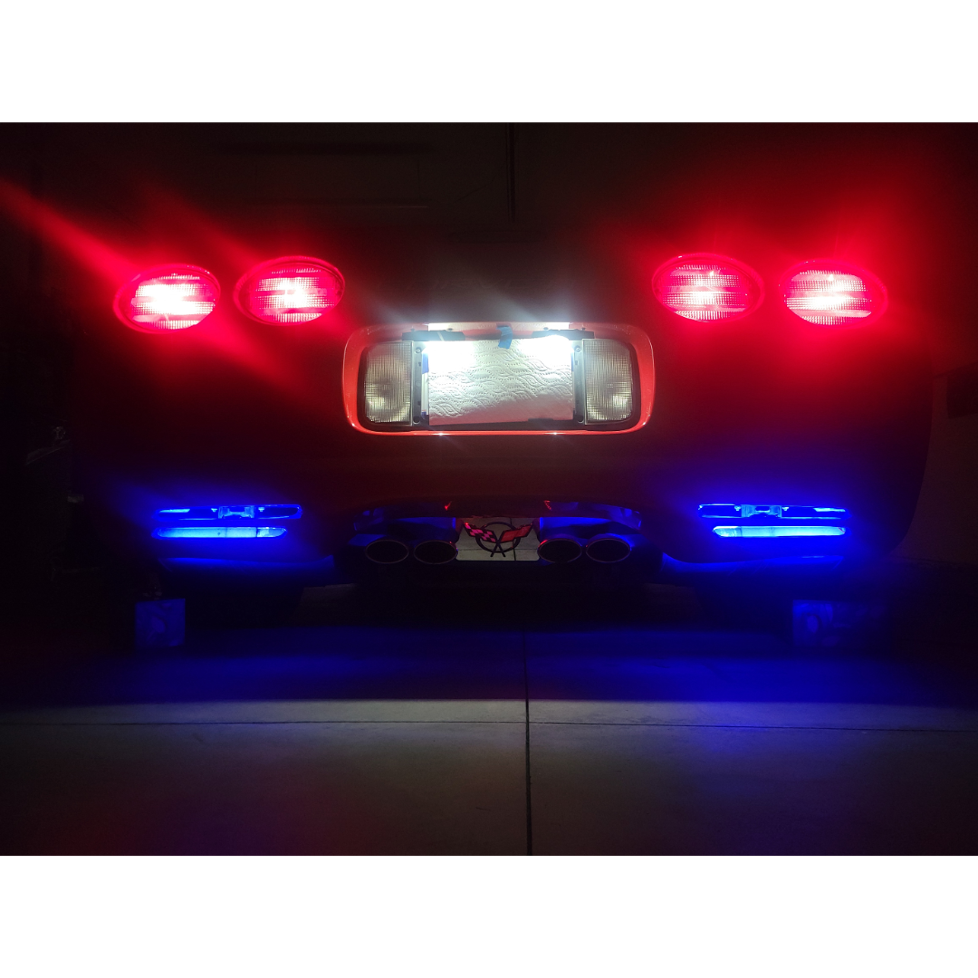 C5 1997-2004 Rear Fascia LED Lighting Kit