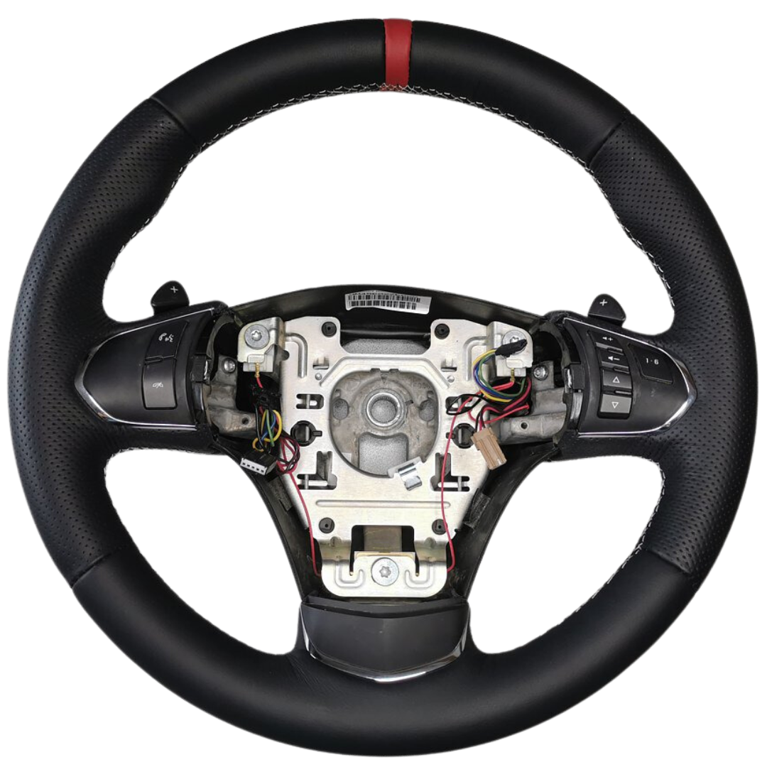 C6 2005-2013 Chevrolet Corvette Steering Wheel Reupholstery Kit - 3 Spoke