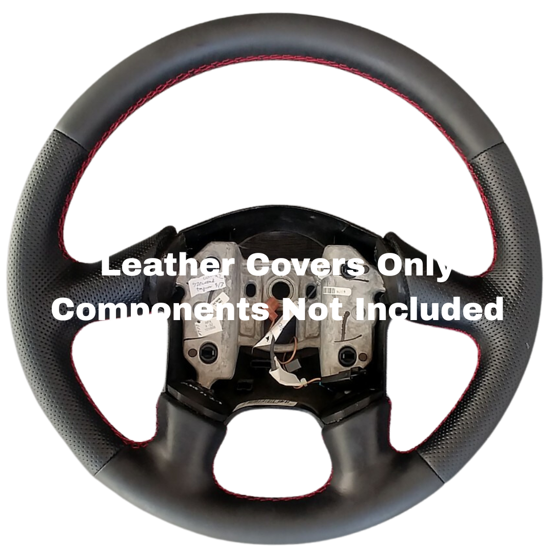 C6 2005 Chevrolet Corvette Steering Wheel Reupholstery Kit - 4 Spoke