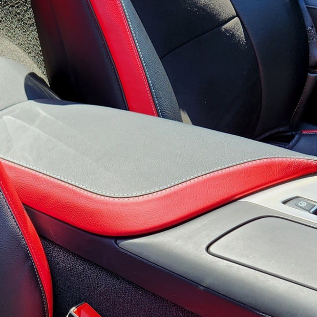 MOTOS Tappetini Auto In Velour Per Chevrolet Corvette C7 2013-2019 – Rossli, Spessore 10 Mm, Antiscivolo - 6