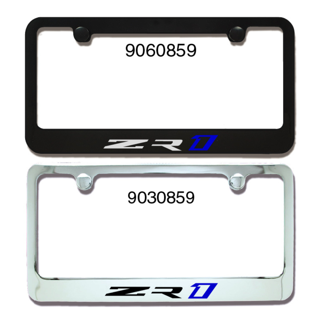 C7 Corvette ZR1 Ultra Series Metal Engraved License Plate Frame