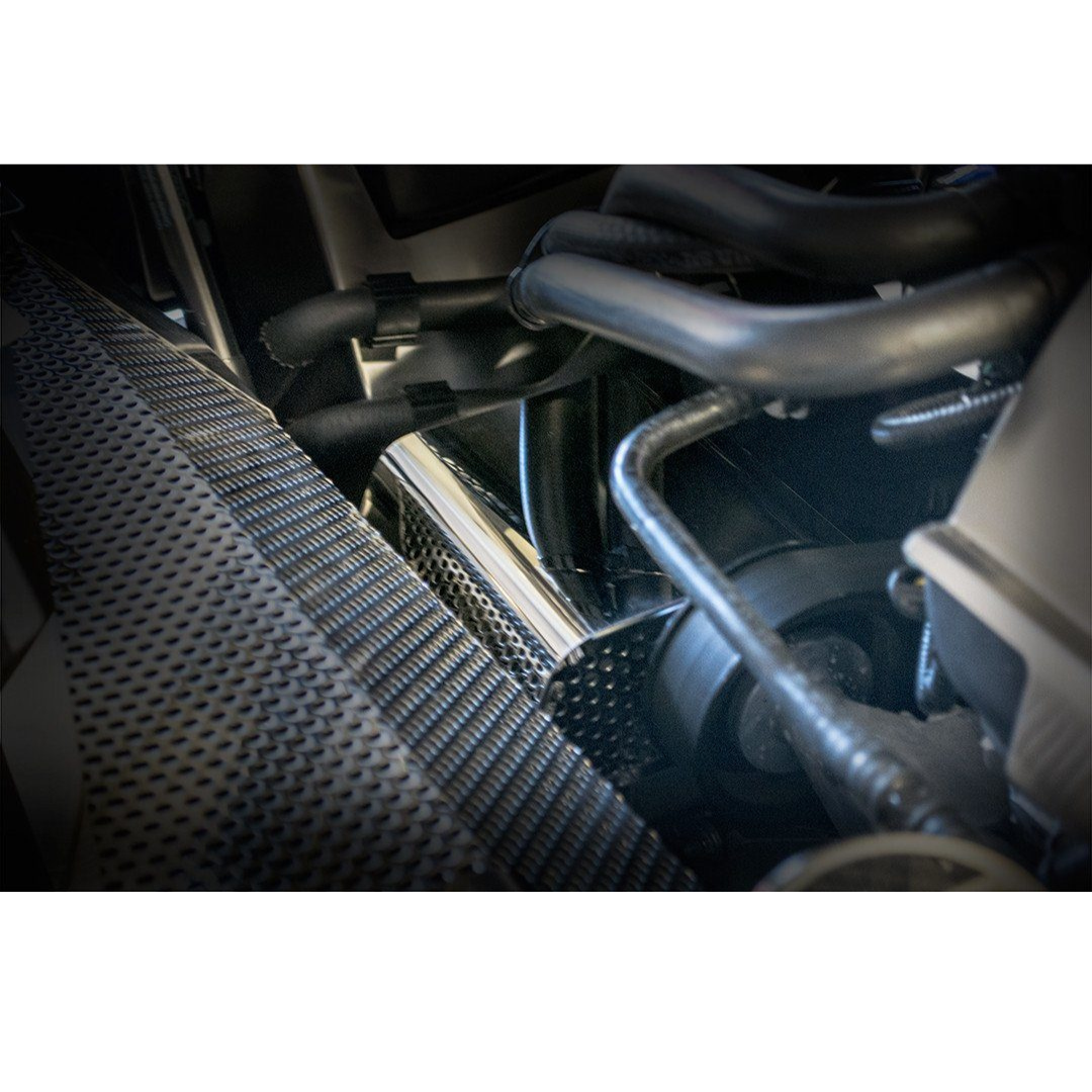 C7 Corvette Stingray / Z06 ABS Brake Cover Perforated & Polished Stainless Steel