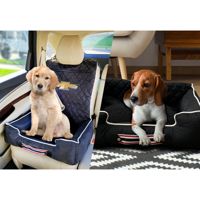 Chevrolet Bowtie Pet Bed And Seat Cover - Large