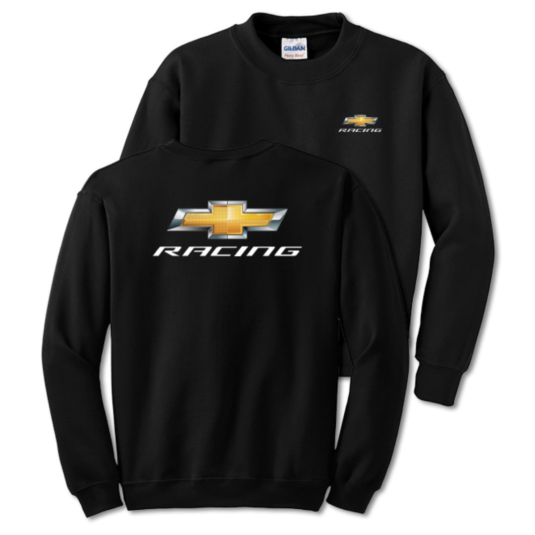 Chevy Racing Gold Bowtie Crewneck Sweatshirt
