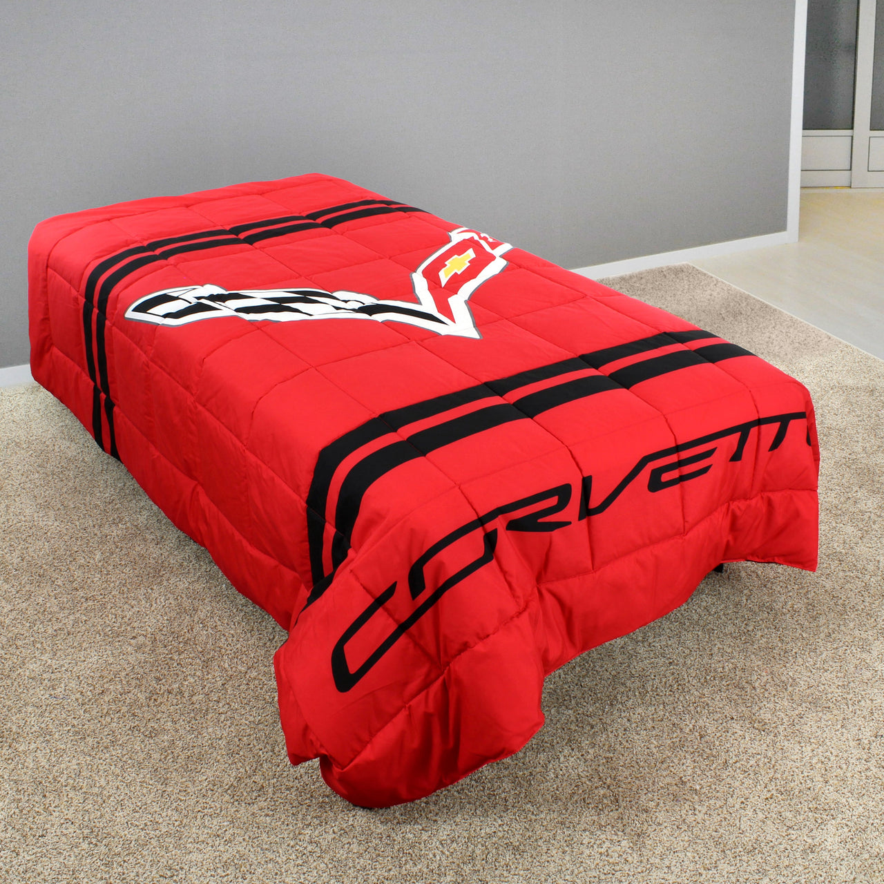 Corvette Reversible Comforter Twin Full or Queen