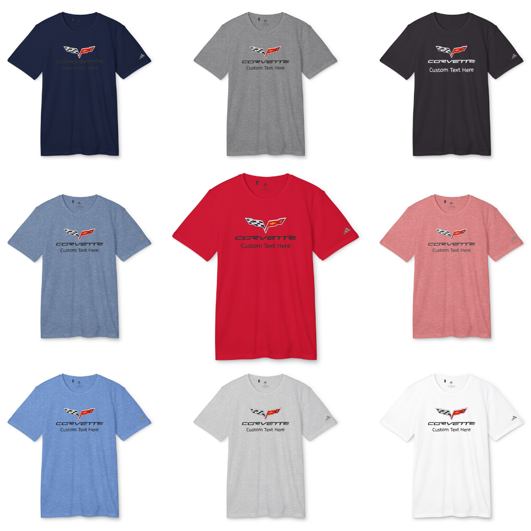 Corvette C6 Adidas Unisex Sport Personalized T-shirt - A Signature Select Product