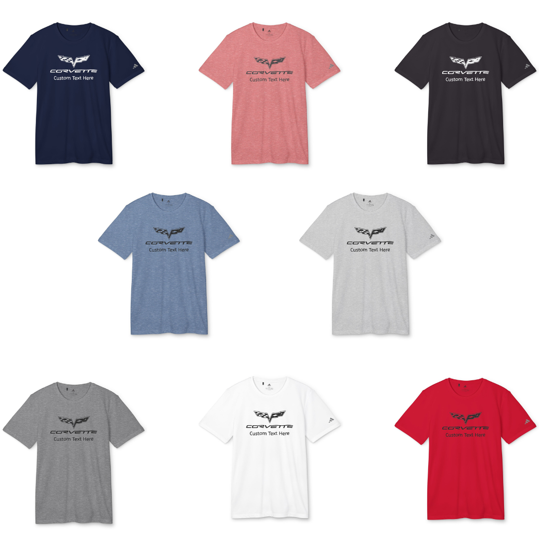 adidas Corvette C6 Personalized T Shirt