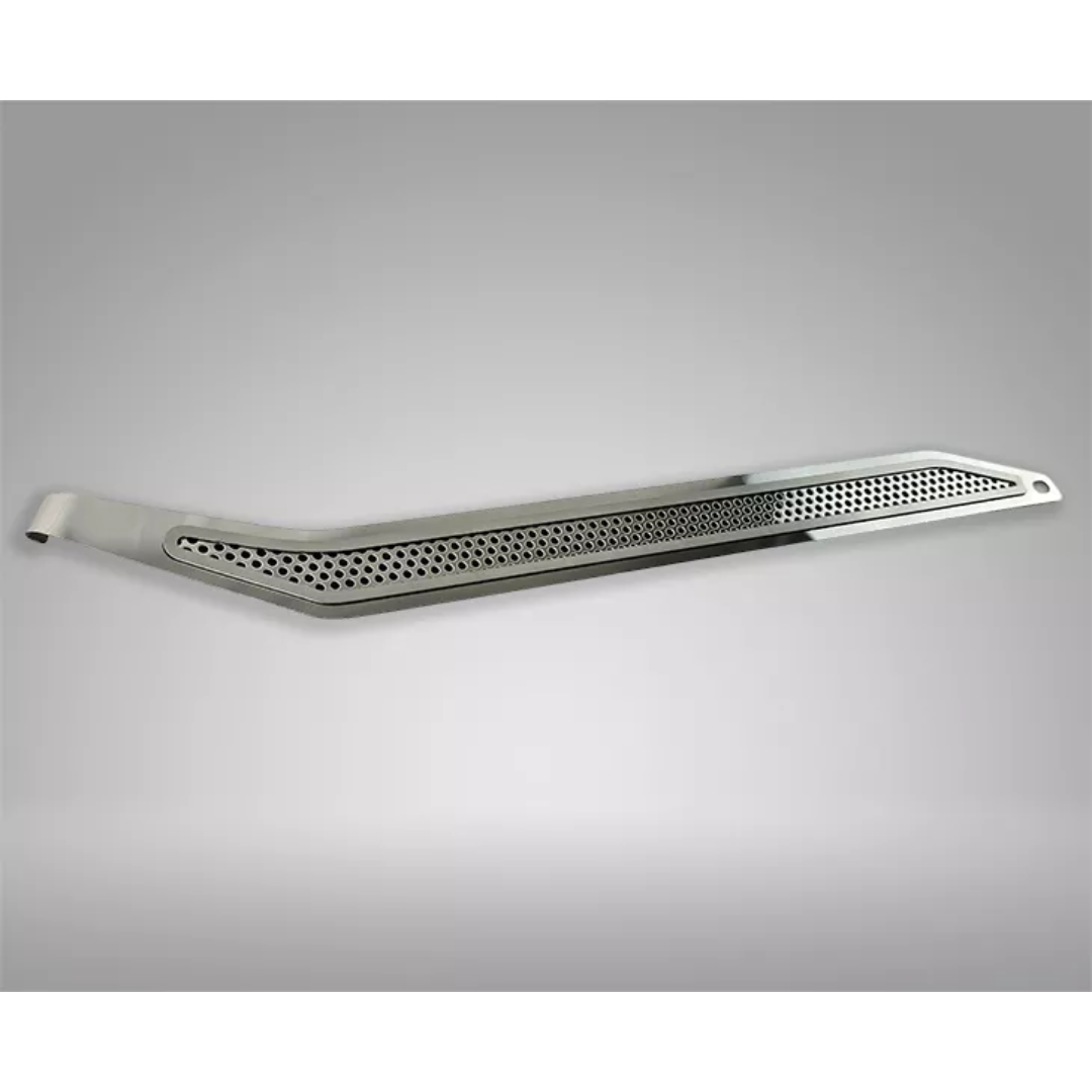 Corvette C7 Door Prop Stainless w/ Perforated insert - Driver Side Only