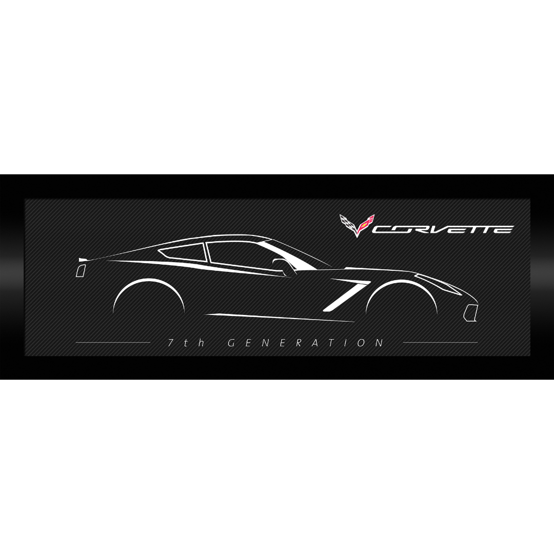 corvette-c7-outline-carbon-framed-artwork