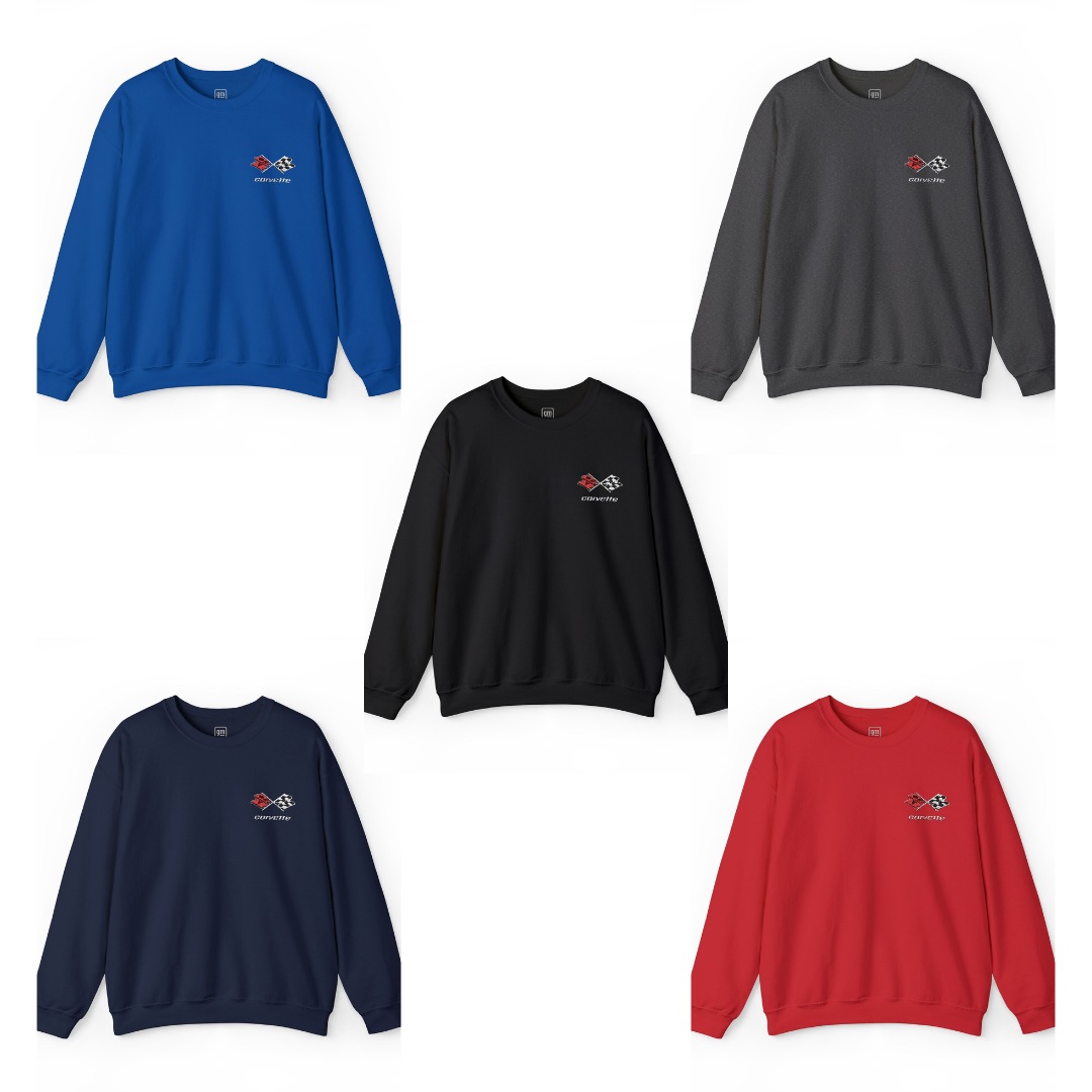 Corvette C3 Embroidered Logo Heavy Blend Sweatshirt
