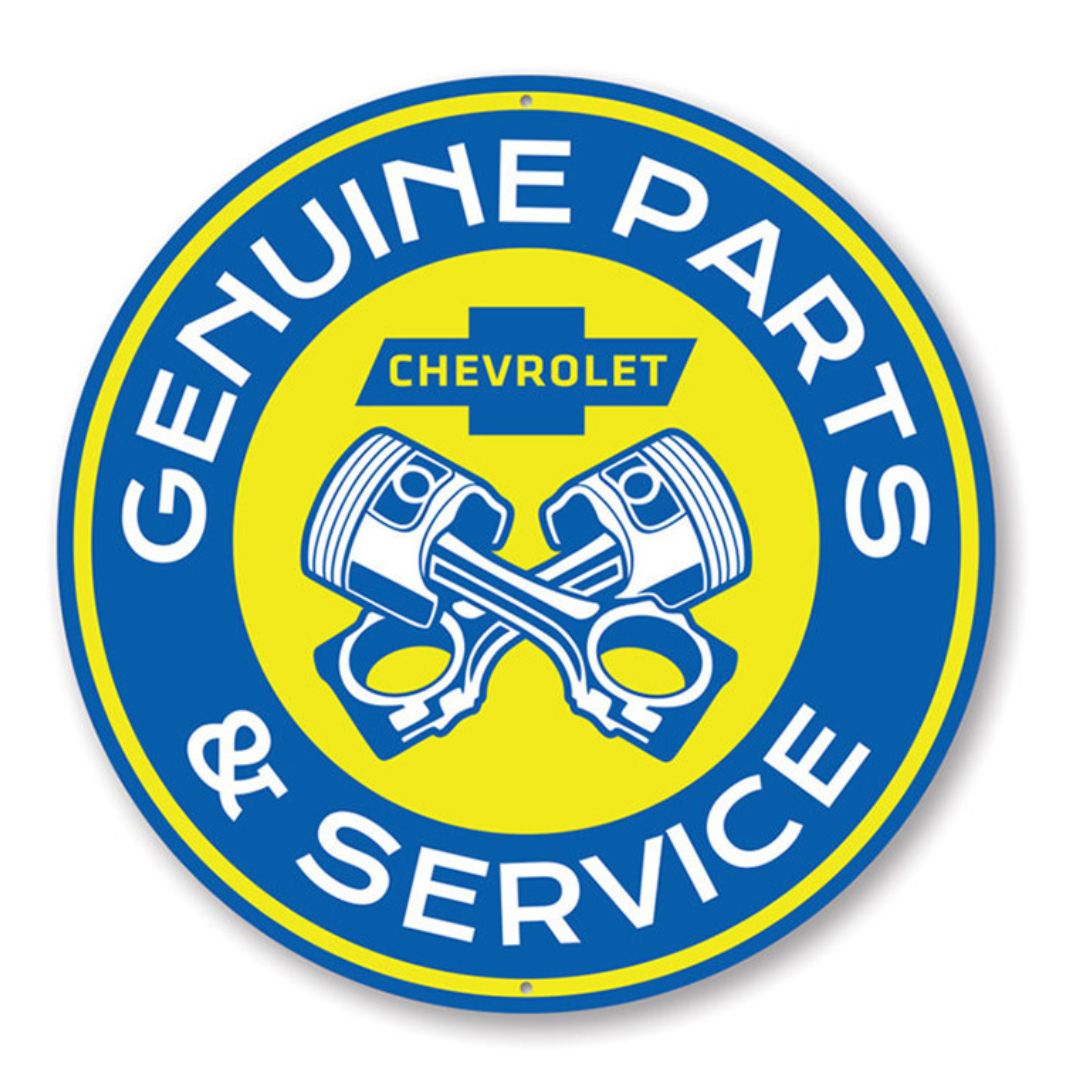 ★アクリルロゴ＋バイク付！　スーパー１＋Vマシーンセット　修正パーツ付 Chevy Genuine Parts & Service - Aluminum Sign | Corvette Store Online