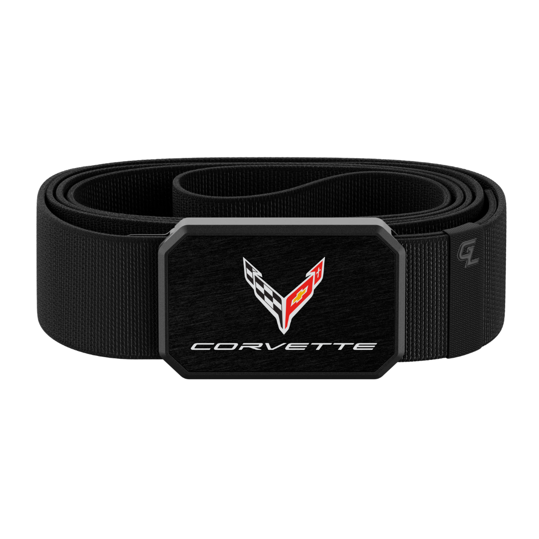 Black C8 Corvette Groove Belt