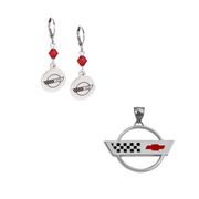 c4-corvette-sterling-silver-emblem-pendant-crystal-earrings-bundle