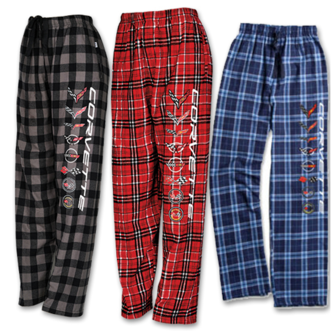 Corvette Generations Flannel Pants