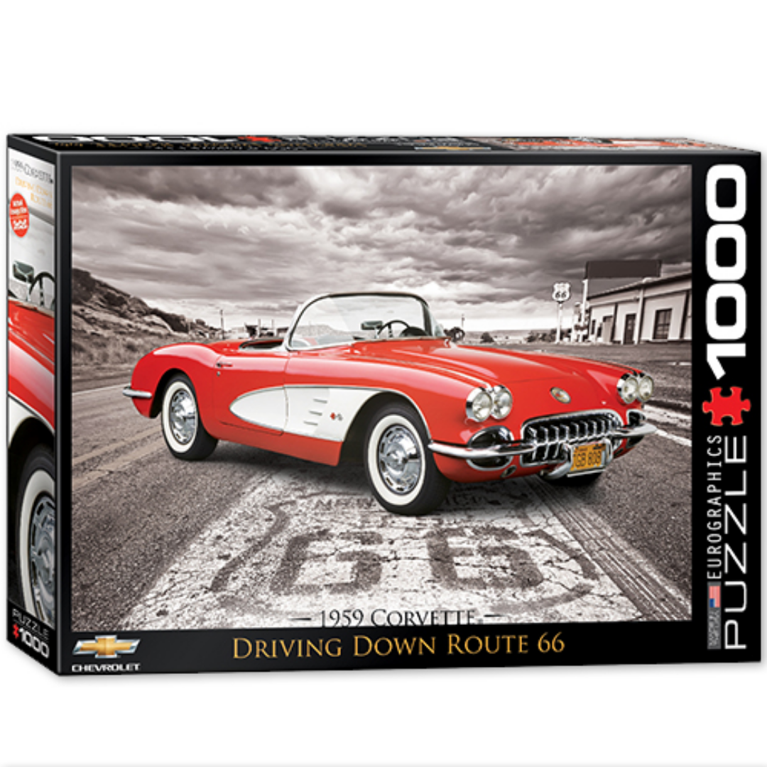 C1 Driving Down Route 66 – 1000 Piece Puzzle