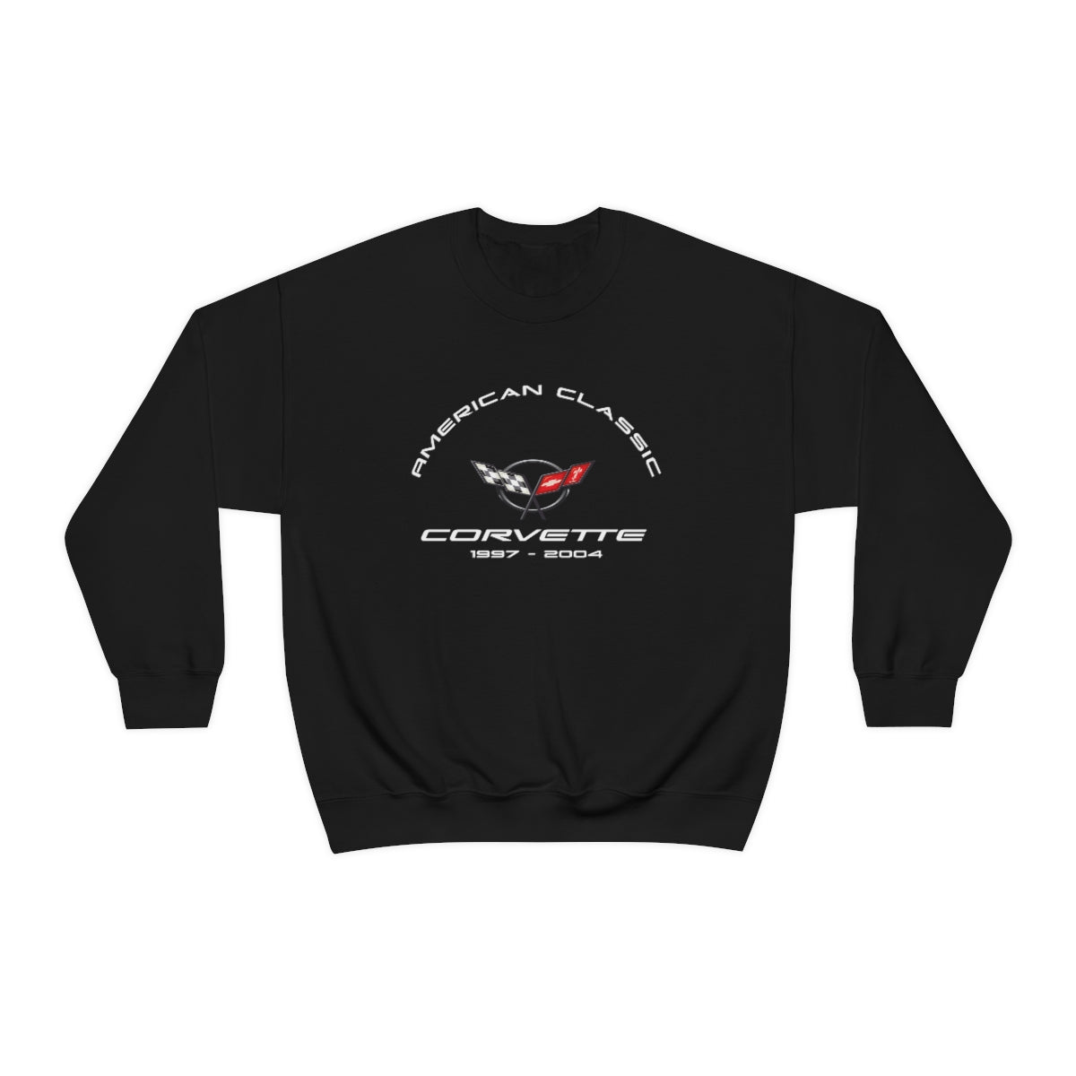 C5 Corvette Crew Neck Long Sleeve Heavy Duty Sweatshirt