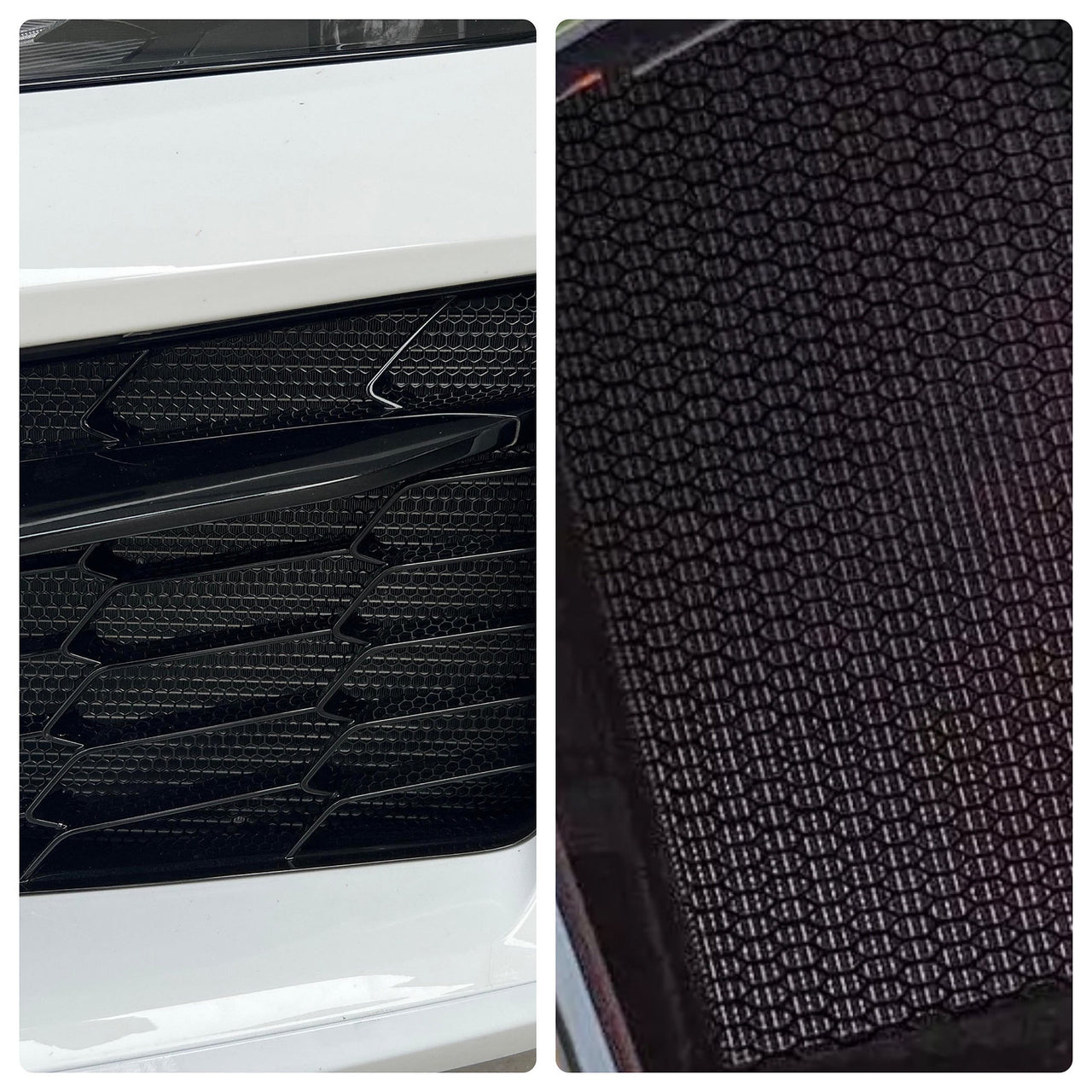 C8 Z06, ZR-1, E-Ray Corvette 2023 - 26 ALUMINUM HEXAGON Radiator Grille Screens