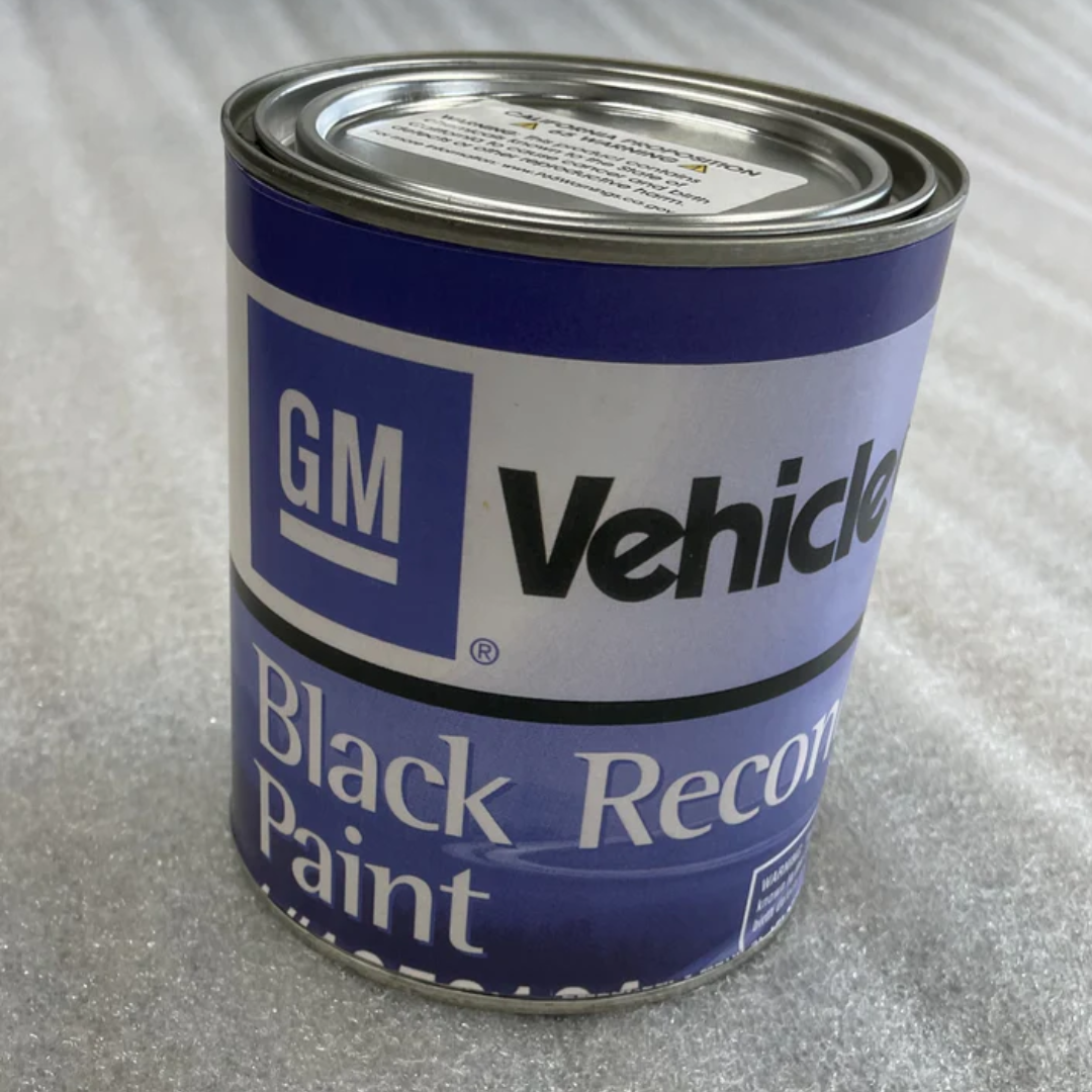 GM Black Restoration Paint #1050104 / 1 Quart| Corvette Store Online